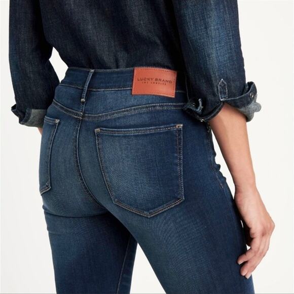 Lucky Brand Denim - Lucky Brand Ava mid rise skinny blue jeans size 26